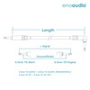 enoaudio Mogami 2524 Instrument Cable | Neutrik Gold Silent Switch