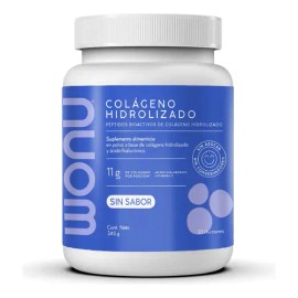 Colágeno Hidrolizado I Wonu I 345g I 30 Servicios I Sabor Natural I Con Ácido Hiluronico Y Vitamina I Sin Azúcar                                      