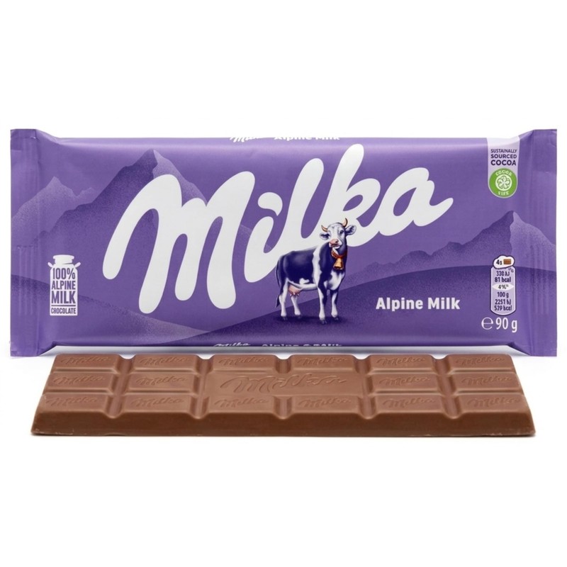 Milka Alpenmilch Chocolate Bar (Pack of 24)