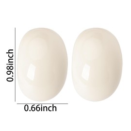 Chunky Ball Earrings for Girls White Stud Earrings for Women Trendy Statement Earrings for Teens Big Button Earrings for Women Pierced Earrings for Young Girls Drop Earrings for Teenagers Fashion