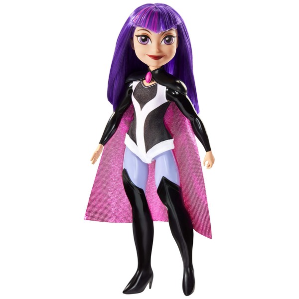 DC Super Hero Girls Zatanna Action Doll Approx. 10.5 inch with Removable Accessories, Wearing Iconic Outfit with True-to-Show Details, Great Gift for 6 – 8 Year Olds