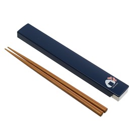 Sabu 412523 Little Fig Chopsticks & Chopsticks Case in Box Navy