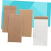 OSALADI 4Pcs Portable Memo Notepad To Do List Blank Lined