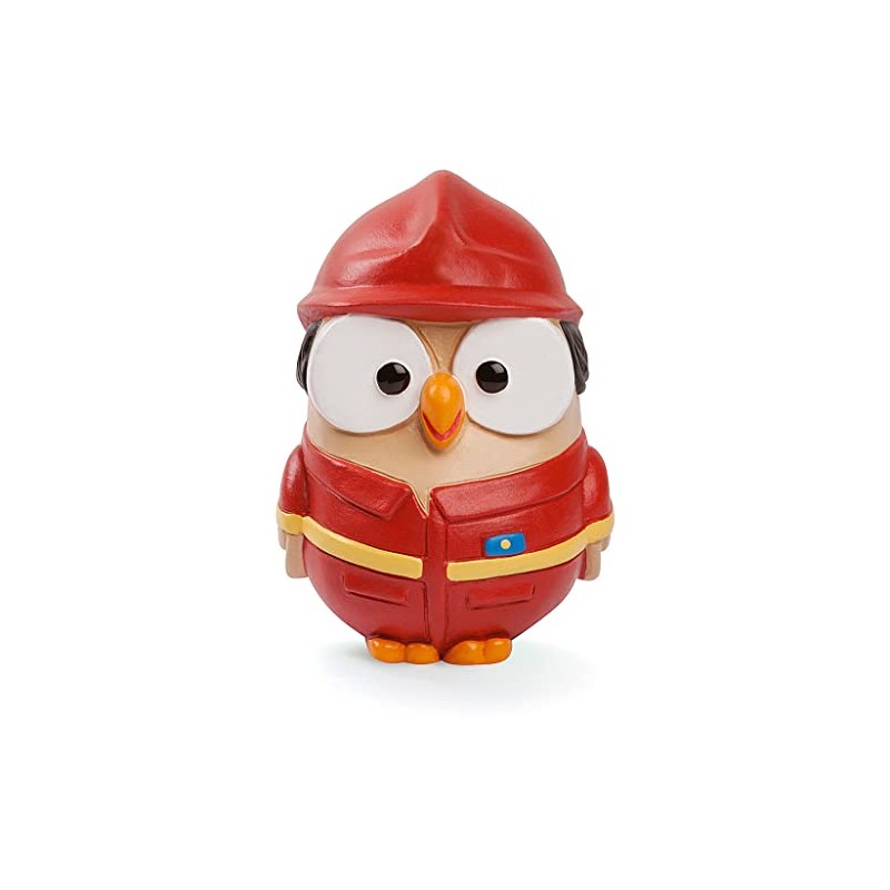 Egan Firefighter Goofo Owl Figurine 12 Inches