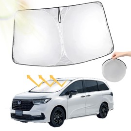 Oricarmes Honda Odyssey RC5 Sun Shade Front with Storage Bag