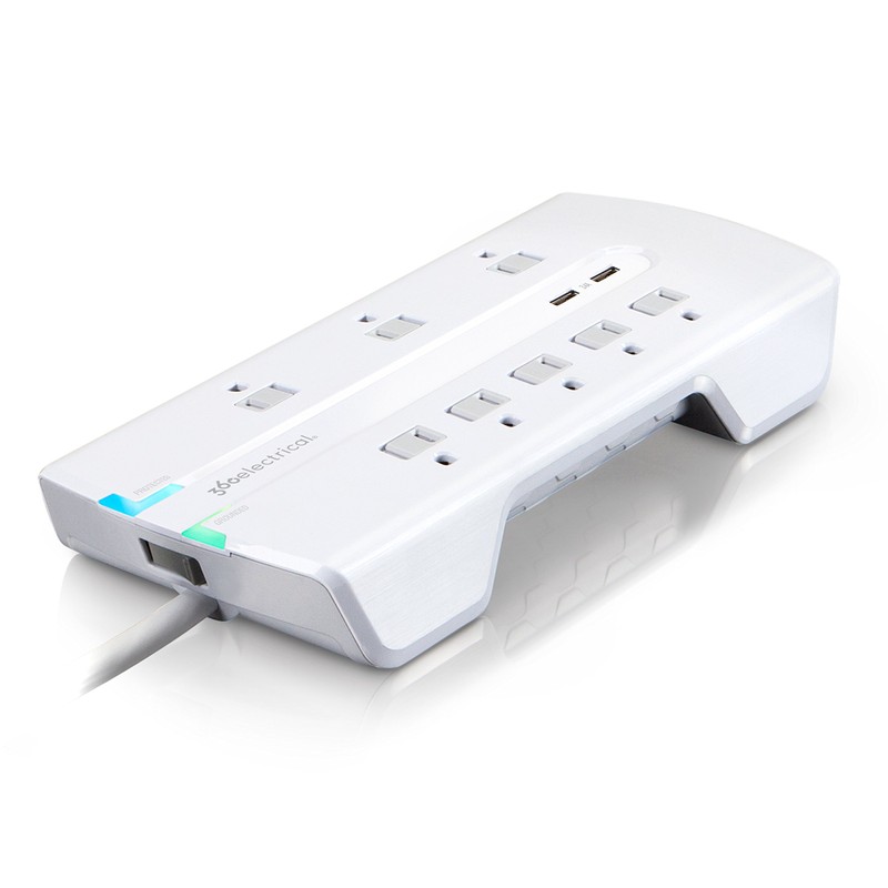 360 Electrical 360550 Visionary3.4 Surge Protector with 8 Outlets, Combo