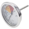 0‑300℃ 1/2in NPT Stainless Steel Grill Thermometer Oven Temperature Meter