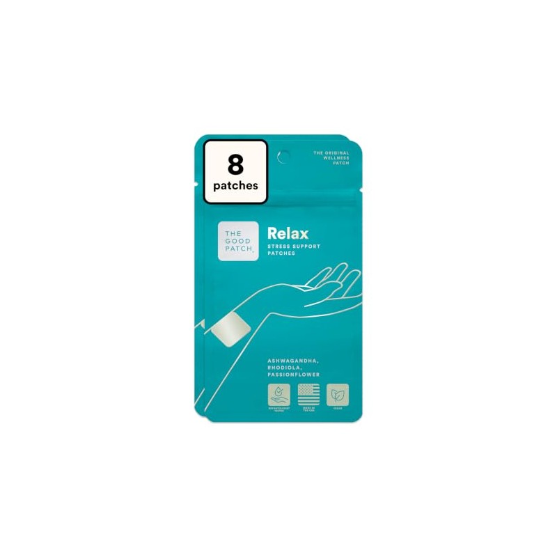 Los parches Good Patch Relax están impregnados con Ashwagandha, flor