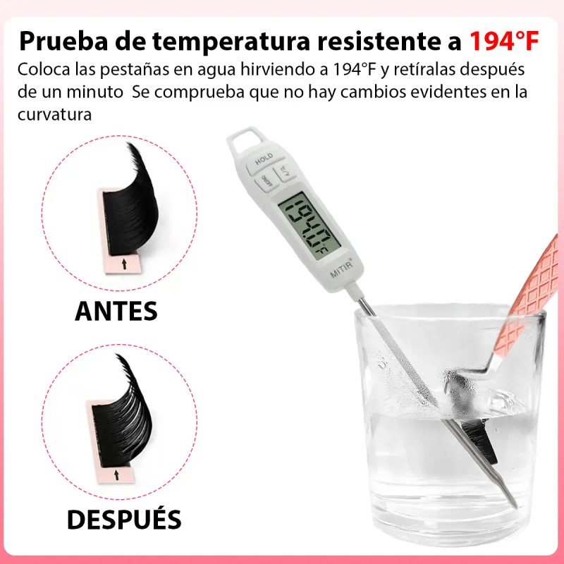 Extensiones De Pestañas Itntfn Mink 4d Forma U Voluminosas