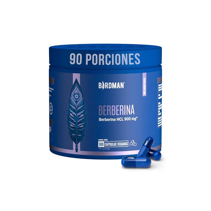 Birdman Berberina HCL 900 mg | Sin Aditivos, Sin Rellenos