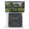 2.5" x 2.5" Aluminium Pyramid Post Cap for Metal Posts