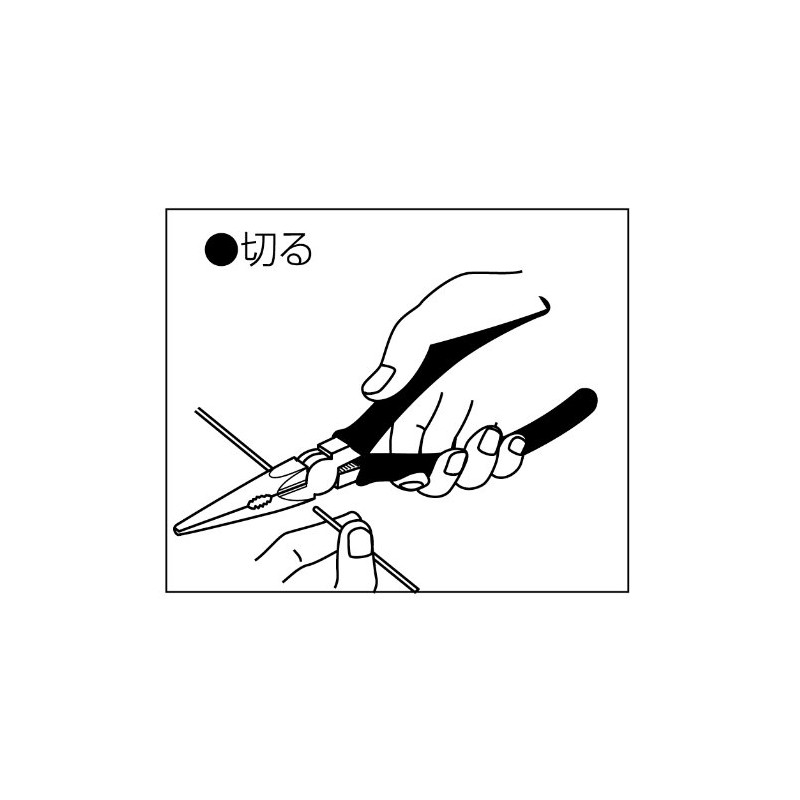 3.peaks SL-150BZ 3.peaks Stainless Steel Tip Pliers Molded Grip 5.9