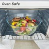 CGNWEEPS 4.7QT Large Glass Mixing Bowl with White Lid, Big