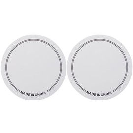 NUOYAQI 2pcs Single/Double Pedal Drum Patches Skin Replacement Self-Adhesive Drumhead Patchs Protector for Kick Bass Durm Parts