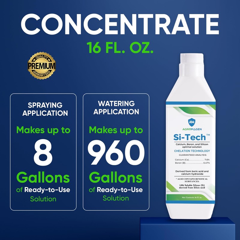 AgroMagen, Si-Tech Silica, Mono-Silicic Acid Plant Nutrient Solution with Proprietary