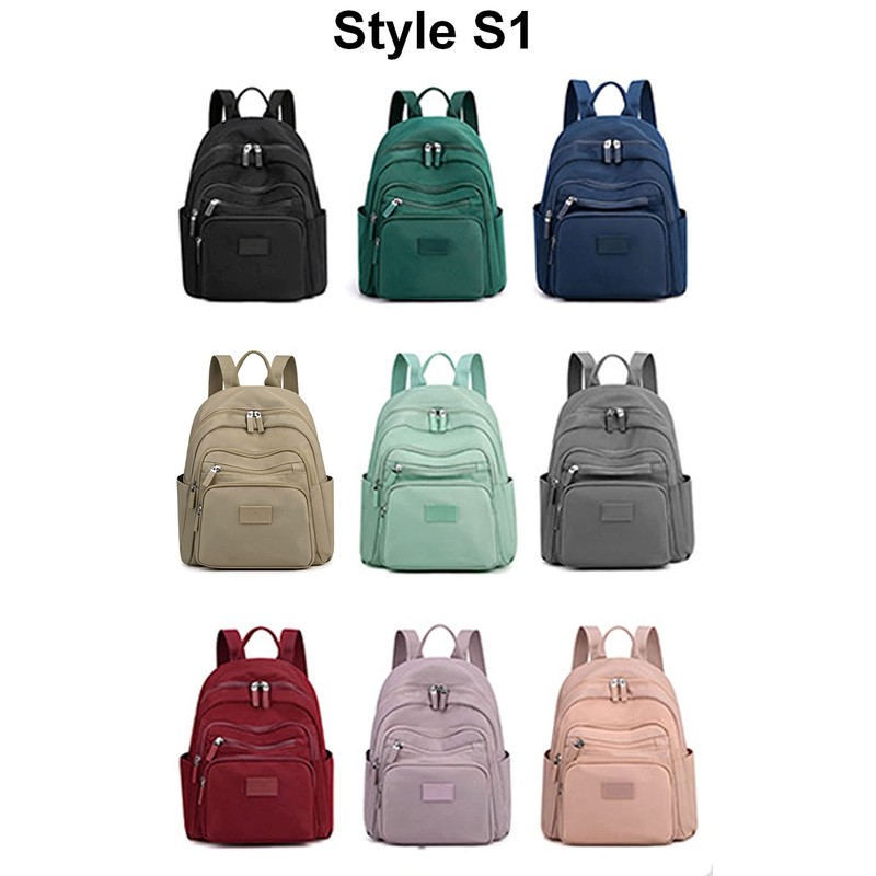 GFM® Waterproof Womens Nylon Backpack Rucksack - Holidays, Travel, Casual