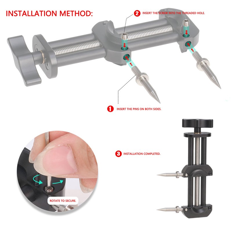 Camera Lens Vise Repair Tool for Lens and Filter Ring