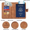 2 Unidades Cartera para Pasaporte RFID, 2 Packs Funda y