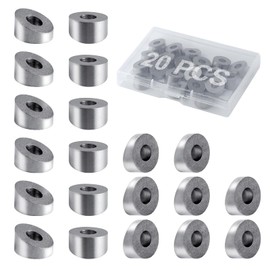 SPEEDWOX 20 Pack 1/4" 20 Degree Angle Beveled Washer, 316 Stainless Steel Cable Railing Kit Angle Beveled Washer for 1/8" to 3/16" Cable Railing Stair Ends, Fits Wood/Metal Posts DIY Balustrade