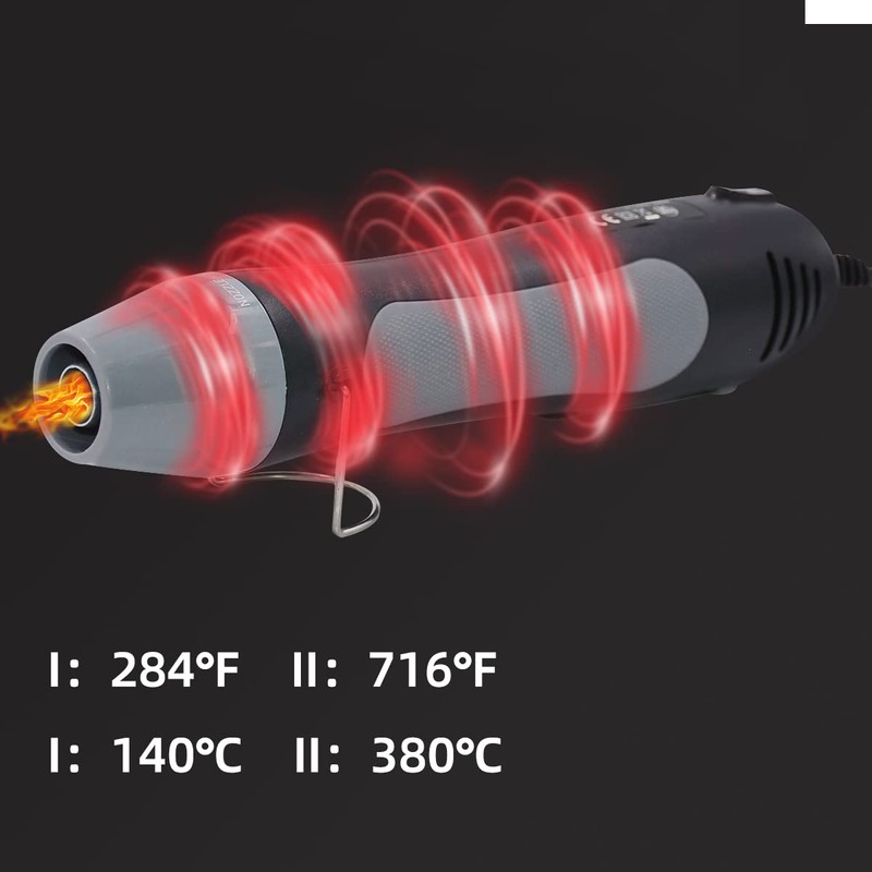 mofa Mini heat gun MF350, 350 watts, 2 temperature range