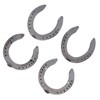 4pcs Horseshoes Aluminum Alloy Light Weight Reliable Practical Horse Riding