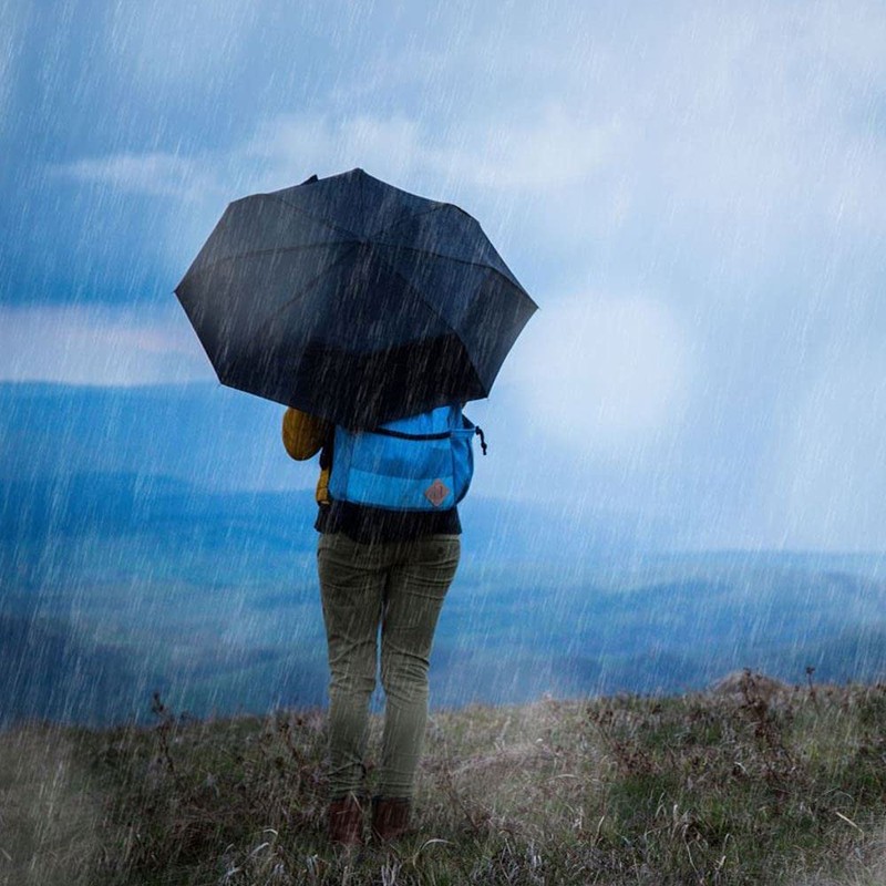 Sea To Summit Unisex's Pocket Size Umbrella-Black, 150 g g