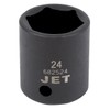 JET 1/2" DR x 24 mm Standard Impact Socket -