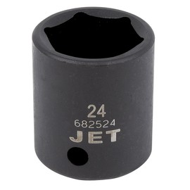 JET 1/2" DR x 24 mm Standard Impact Socket - 6 pt