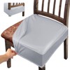 Leather Seat Covers Dining Chairs Waterproof Kitchen Chair Seat Covers