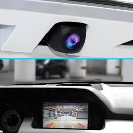 Inefala IP68 Reversing Camera 170° Waterproof Car Camera DC 12V AHD/CVBS Super Night Vision Car Camera 6M Cable for Caravan/Car/Truck/SUV/Motorhome/Van 12V