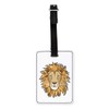Gift Base Lion Face Visual Luggage Tag with Black Strap