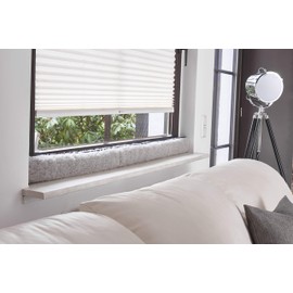 K. & N. Schurwolle 551 150 cm New Wool Draught Excluder for Windows Grey, Gray