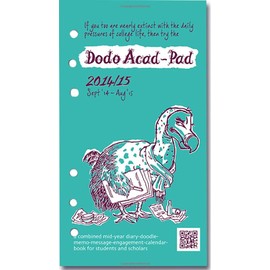 Dodo Acad-Pad Filofax-Compatible Personal Organiser Diary Refill 2014 - 2015 Week to View Academic Mid Year Diary: A Combined Mid-Year ... for Students and Scholars