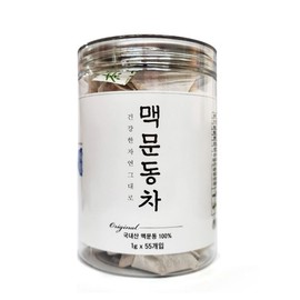 Sanhaerang Roasted Macmundong Tea 1gx55 Tea Bags / 산해랑 볶은 맥문동차 1gx55티백