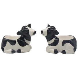 The Leonardo Collection Cow Novelty Egg Cups for Kitchen & Home | Ideal Eggs Cup for Egg Holder Storage | Durable Egg Holder for Everyday Use | Stylish Kitchen Accessory As Egg Cup