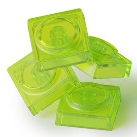 KEEBMONKEY DOYS Keycap Set DOY Mechanical Keyboard Keycap Compatible with MX Box Switch (Glowing Transparent Green - A Kit, 32PCS)