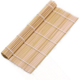 topolenashop Set of 12 Natural Bamboo Sushi Rolling Mats 69758