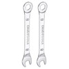 sourcing map 2Pcs Thin Combination Wrench Metric 8mm 6-Point Ended