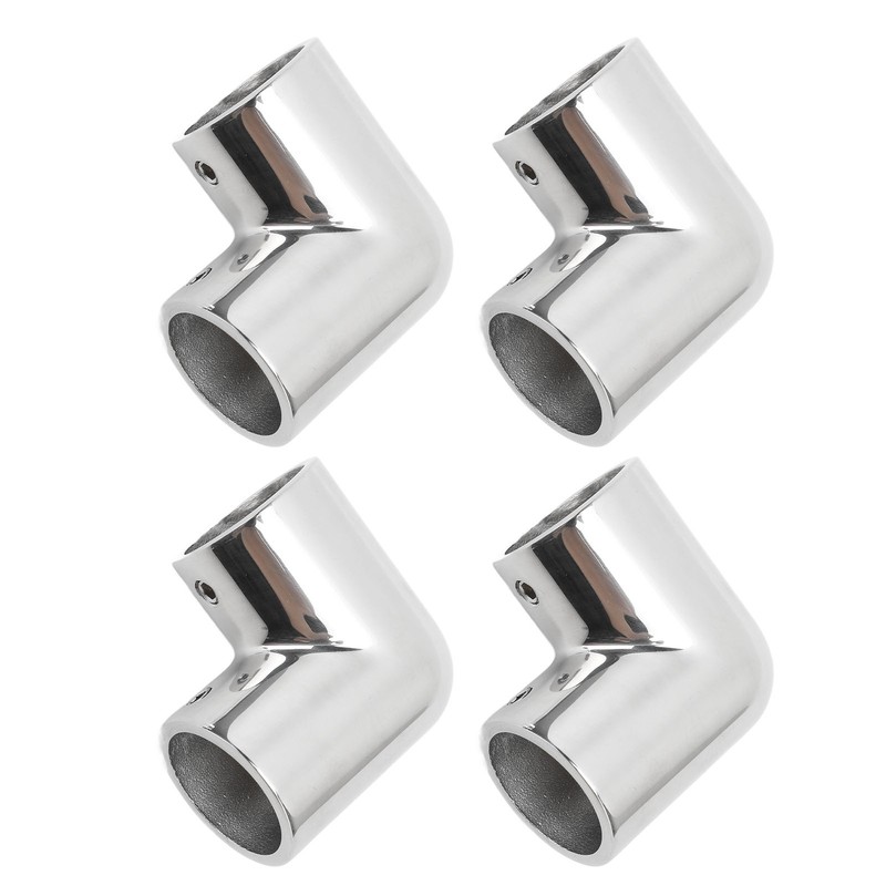 4PCS 2 Way 90 Degree Boat Hand Rail Fitting 25mm
