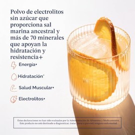 Trace Minerals zerolyte canister electrolitos en polvo 45 servicios sabor naranja salada