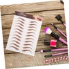 Baluue 12sheets Eyebrow Stickers Eyebrow Mapping Kit Brow Brown Sticker