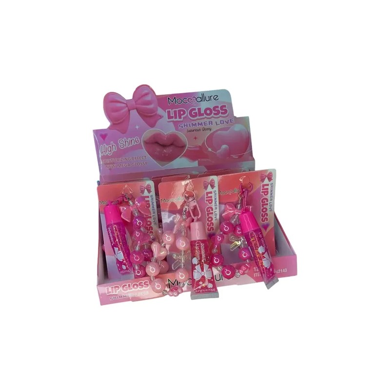 Gloss Llavero Shi Love Makeup Blíster Con 12 Labial Shimmer
