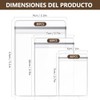 240 Pcs Bolsas Transparente de Plástico PVC Para, 4 x