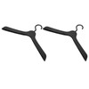 1Pair Wetsuit Hanger Black Versatile Sturdy Anti Slip Durable Diving