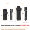 TACNEX Open Top Flashlight Holder Nylon Pouch Duty Belt MOLLE