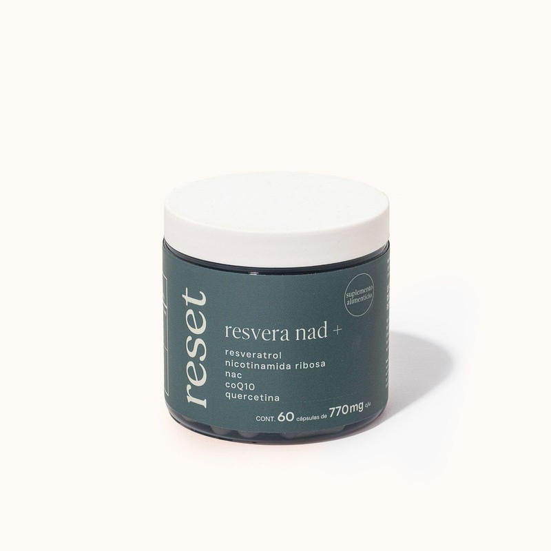 RESET | RESVERA NAD + con Resveratrol, NAC, NR, Quercitina