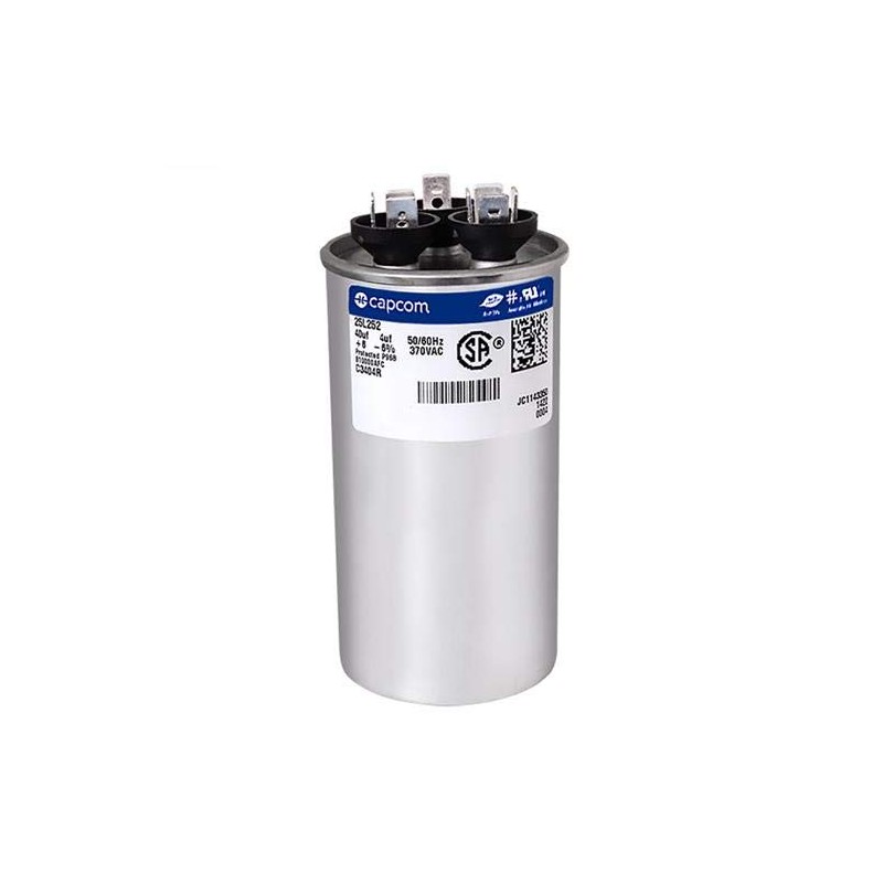 Round Capacitor 40 4 uf MFD 370 Volt 25L252BZ3 25L252