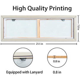 Just You Me And The Dogs Sign Wall Art Canvas Framed,Funny Dog Quotes Sign Wall Decor