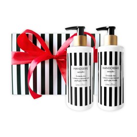 vitamedes Hand care set, hand cream and hand soap, nourishing, gift box, made in Germany, the ideal gift for him and her