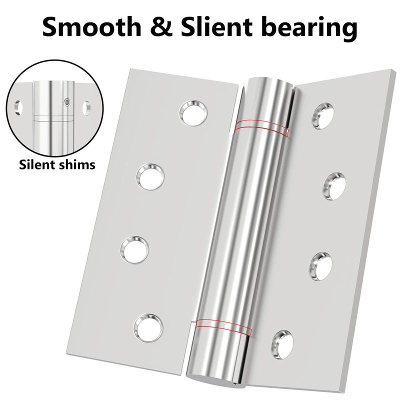 Hinges Self-Closing Door Hinges 4 inch 304 Stainless Steel Hinges